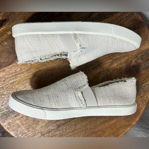 Vince Preston Frayed Slip-On Sneakers Size 8